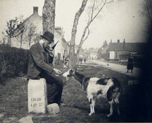 Photograph of Jones and Goat