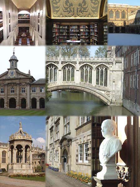 Montage of images from around Cambridge
